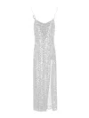 Oseree Oséree Sequins Sequins Long Dress In Plata