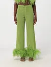 Oseree Pants Oséree Woman Color Green In 绿色