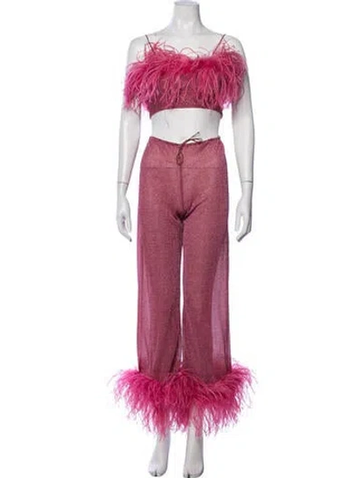 Pre-owned Oseree Pants W/ Tags In Pink