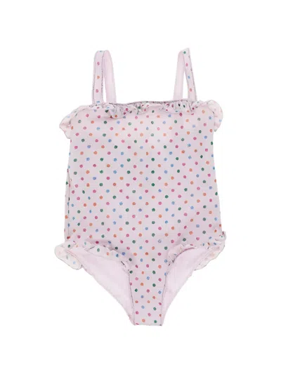 Oseree Kids' Polka-dot Swimsuit In Multi