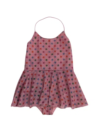 Oseree Kids' Printed Swimsuit In Pink