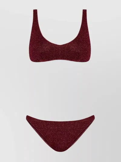 OSEREE RADIANT LUREX SWIMSUIT SET
