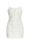 Oseree Rhinestone-embellished Minidress