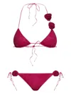 Oseree Roses Microkini In Fuchsia Lurex In Pink