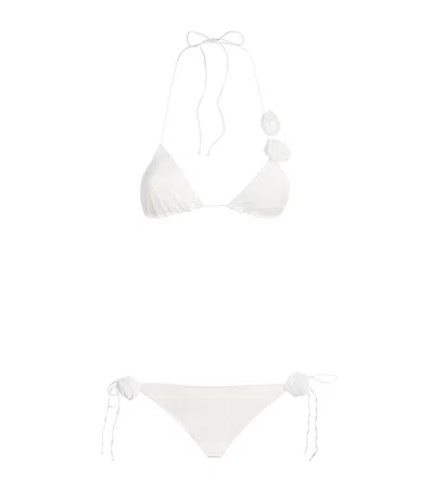 Oseree Oséree Rose Bikini In White