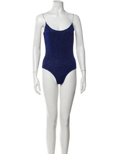 Pre-owned Oseree Scoop Neck Sleeveless Bodysuit