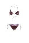 Oseree Oséree Sea Clothing In Burgundy
