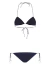 Oseree Oséree Lumiere' Blue Bikini With Triangular Top In Blue