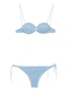 Oseree Shell Bikini In Blue