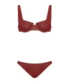 Oseree Sequined Bikini Set In Red