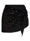 Oseree Sequinned Beach Cover-up In Black
