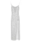 Oseree Oséree Sequins Sequins Long Dress In Silver