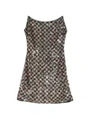 Oseree Sequin-pattern Mini Dress In Multi