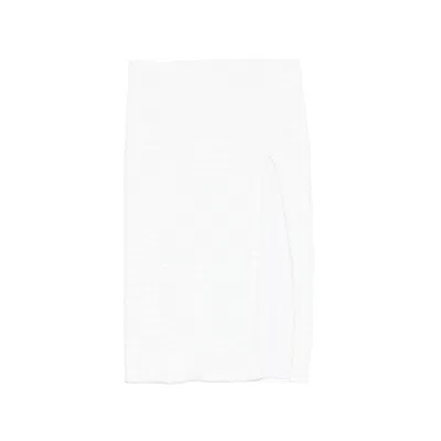 Oseree Oséree Sequins Skirt In White