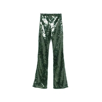 Oseree Oséree Sequins Trousers In Green