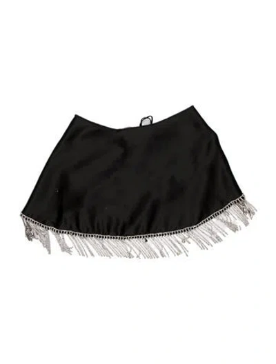 Pre-owned Oseree Shawl In Black