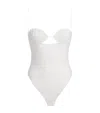Oseree Oséree Shell Swimsuit In White