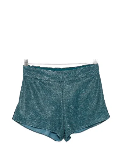 Oseree Shimmer Shorts In Blue