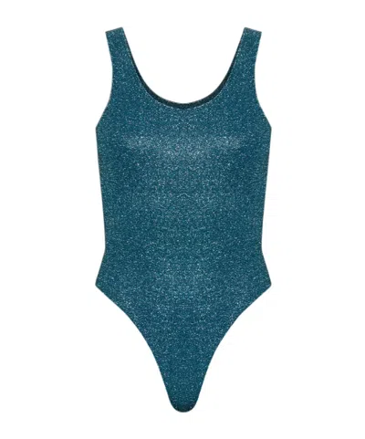 Oseree Shimmering Swimsuit In Blue