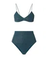 Oseree Shiny Bikini In Blue