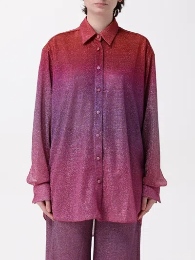 Oseree Oséree Lumiere Printed Lurex Shade Shirt Clothing In