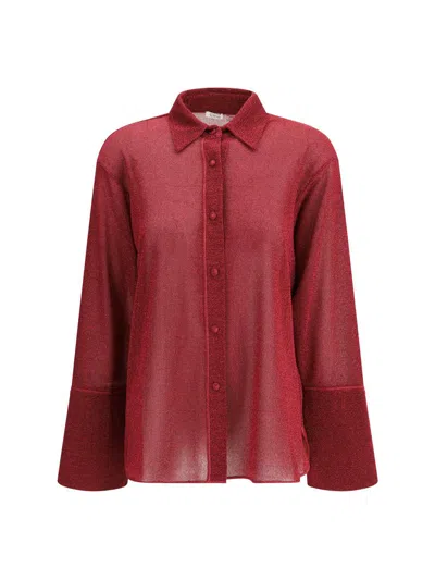 Oseree Oséree Shirts In Red