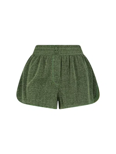 Oseree Shorts "lumière" In Green