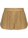 Oseree Oséree Lumiere Shorts Clothing In Metallic