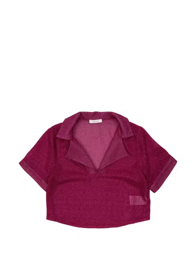 Oseree Kids' Short-sleeve Shirt In Pink