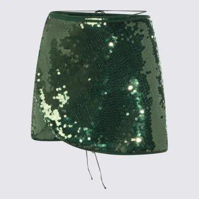 Oseree Skirts Blue And Green