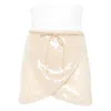 Oseree Sequined Midi Skirt In Neutral