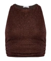 Oseree Ring Top In Brown