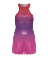Oseree Gradient Shimmer Mini Dress