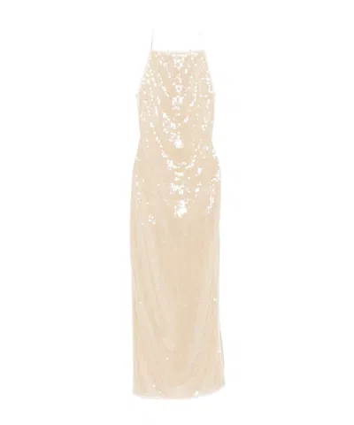 Oseree Sleeveless Dress In Brown