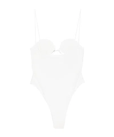 Oseree Sleeveless One-piece Swimsuit In Animal Print