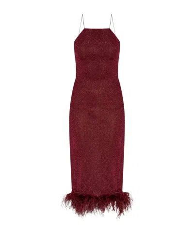 Oseree Sleeveless Strapless Dress In Brown