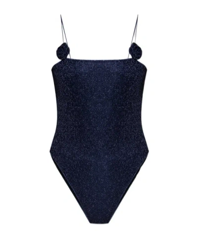 OSEREE LUMIÈRE ROSE APPLIQUÉ SWIMSUIT
