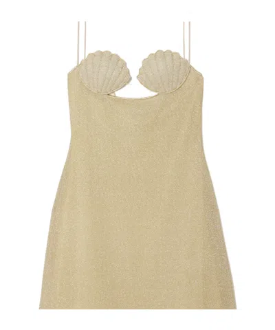 Oseree Slip Dress In Yellow
