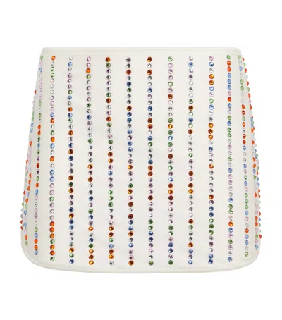 Oseree Soft Gem Mini Skirt