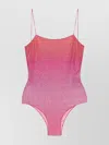 Oseree Sparkle High-cut Leg Swimsuit In Multi