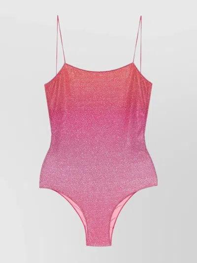 Oseree Sparkle High-cut Leg Swimsuit In Multi