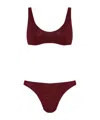 Oseree Two-piece Swimsuit In Brown