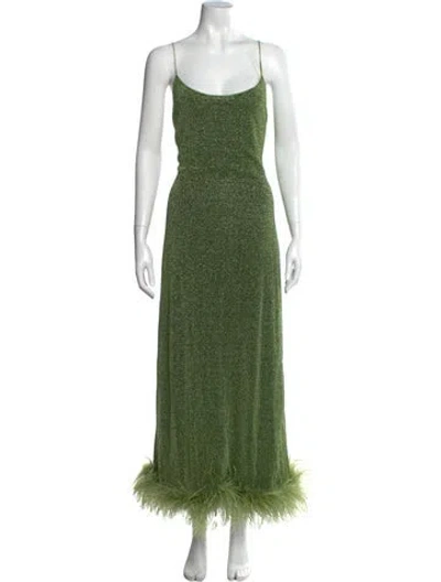 Pre-owned Oseree Square Neckline Long Dress