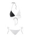 Oseree Oséree Two-tone Microkini Sequins In White