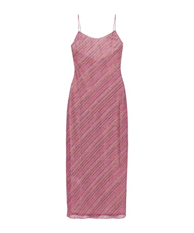 OSEREE STRIPED MAXI DRESS
