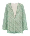 Oseree Shiny Stripes Or Kaftan