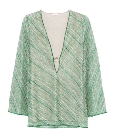 OSEREE STRIPED MINI DRESS