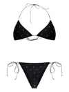 Oseree Oséree Stud Embellished Halterneck Two In Black