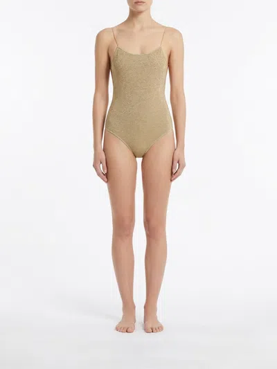 Oseree Swimsuit Oséree Woman Color Gold