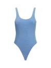Oseree Radiant Sporty One Piece Swimsuit In Blue